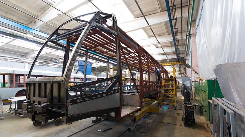 Giải pháp kiểm tra AI chất lượng hàn khung xe buýt đáp ứng chứng nhận ECE R66 để đảm bảo an toàn kết cấu xe